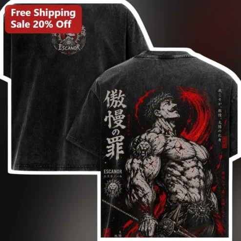 Escandalo El Pecado De Orgullo Escanor Seven Deadly Sins Anime Graphic Tee