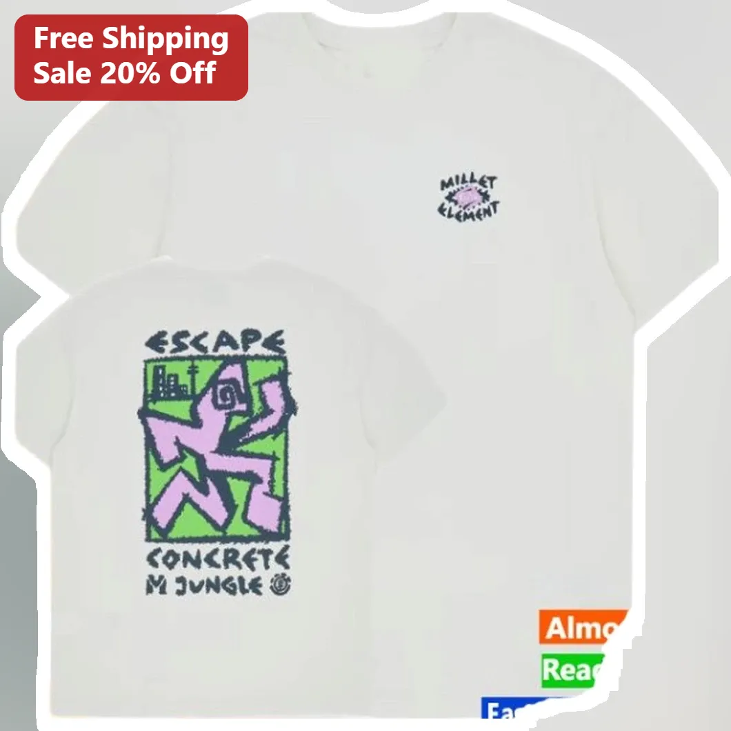 Escape Concrete Jungle Millet Element Tee Urban Streetwear Graphic Shirt