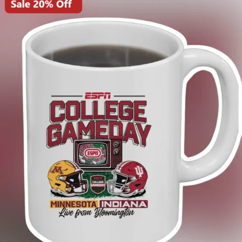 ESPN College GameDay Minnesota Indiana Live From Bloomington Mug