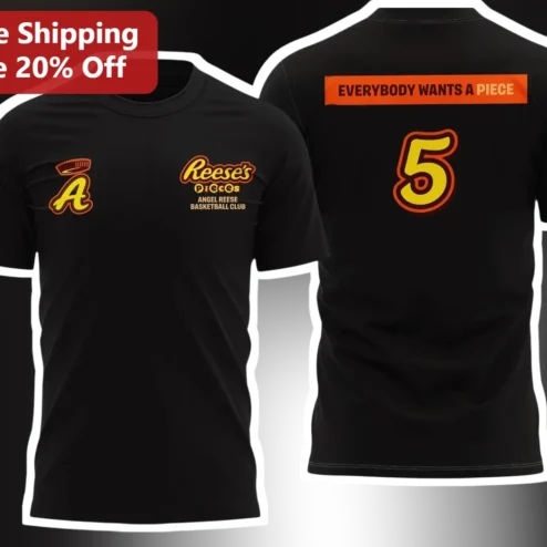 Everybody Wants A Piece Angel Reese Basketball Tee WNBA Fan Gift