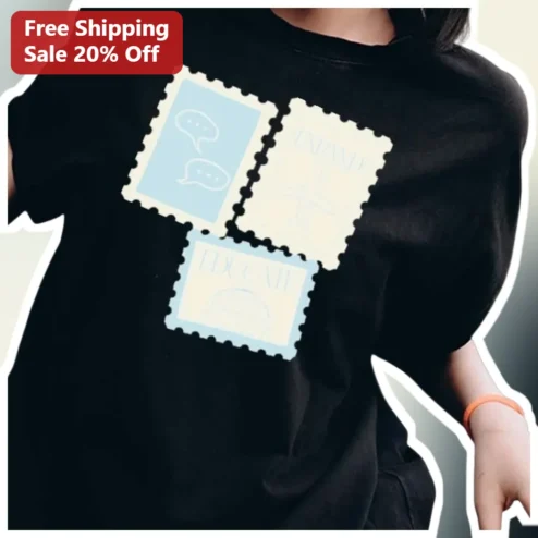 Expand Educate Vintage Postage Stamp Graphic Tee for Teachers and Students