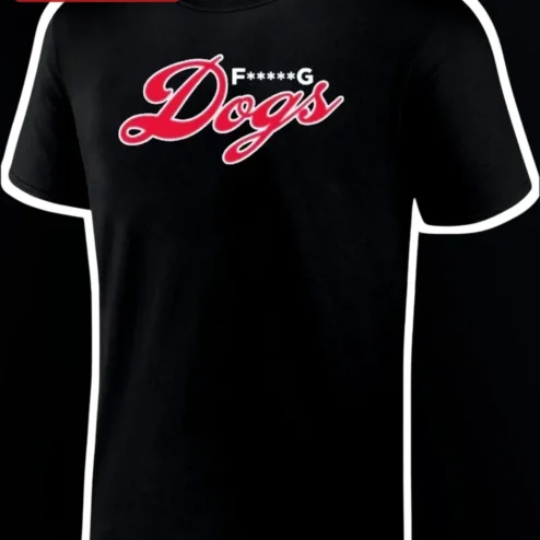 F*****G Dogs Tee Funny Dog Lover Graphic T-Shirt for Men Women