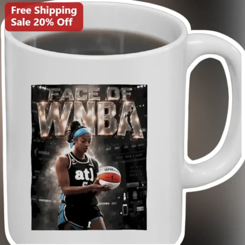 Face of WNBA Sabrina Ionescu Mug New York Liberty Basketball Fan Gift Coffee Cup