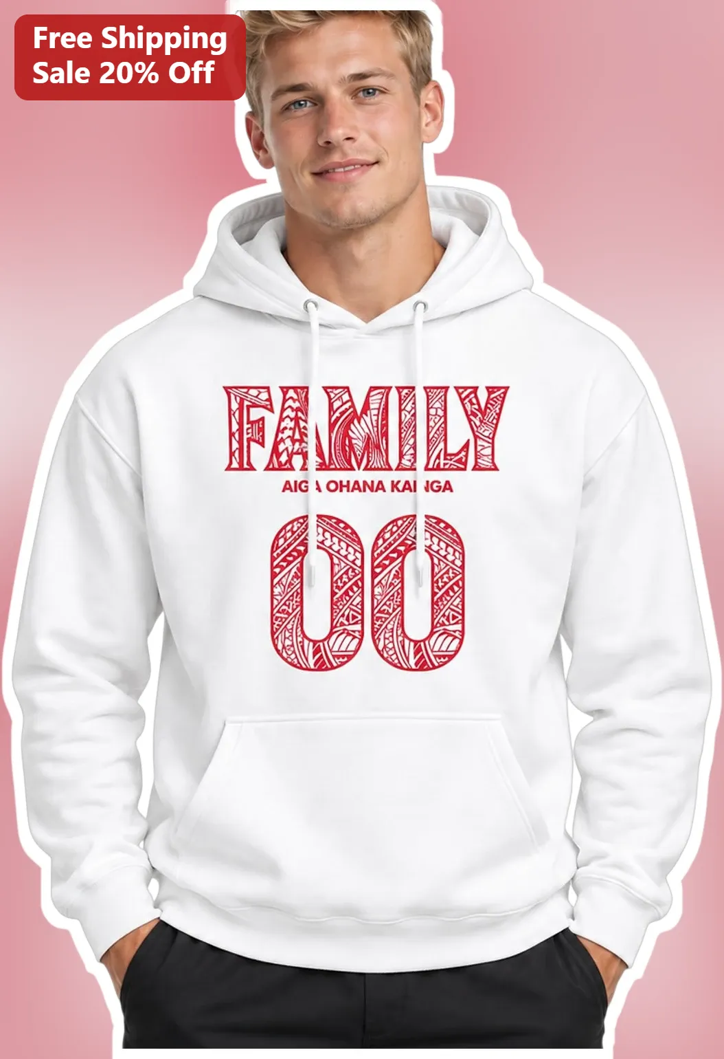 Family Aiga Ohana Kainaga Hoodie Samoan Pacific Islander Cultural Pride Gift