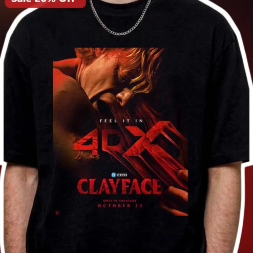 Feel It In 4DX Clayface Graphic Tee Horror Movie Merch Gift for DC Fans