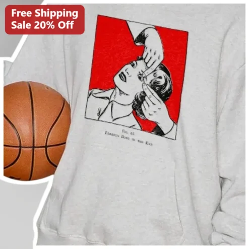 Fig. 65 Removing Bone in the Eye Vintage Medical Humor Sweatshirt for Doctors and Students