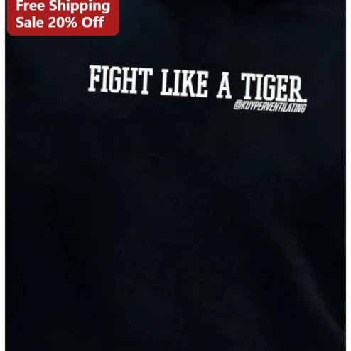 Fight Like a Tiger Tee Chipp Zanuff Guilty Gear Strive Fan Gift