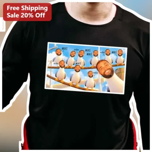 Finding Nemo Seagull Meme Face Swap Tee Funny Personalized Gift for Men Women