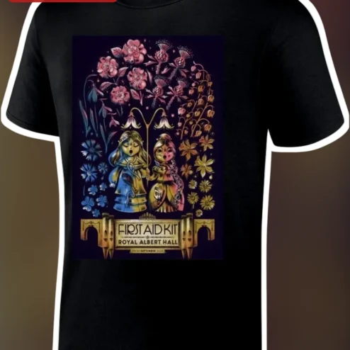 First Aid Kit Royal Albert Hall Tee Stay Gold London Concert Graphic Shirt