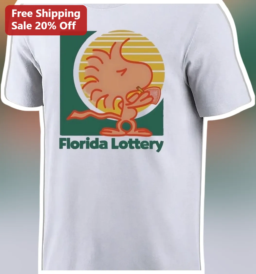 Florida Lottery Woodstock Retro Sunset Vintage Graphic Tee