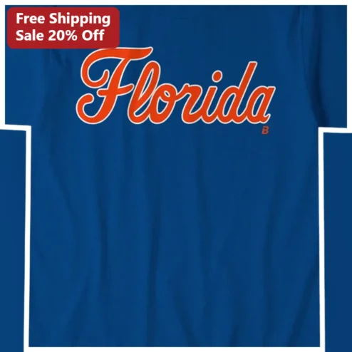 Florida Vintage Script Tee Retro Collegiate Style Graphic T-Shirt for Men Women Summer Souvenir Gift
