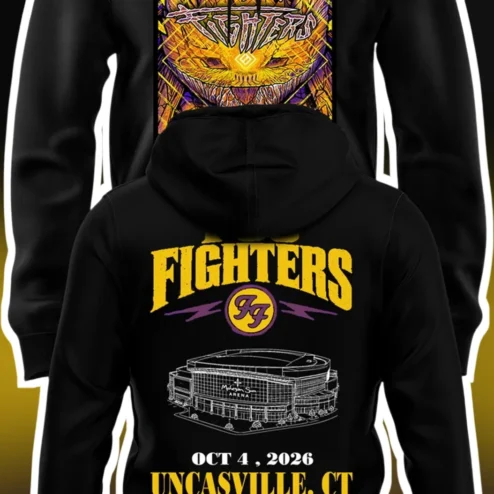 Foo Fighters Mohegan Sun Arena Hoodie Uncasville CT Oct 4 2026 Tour Merch