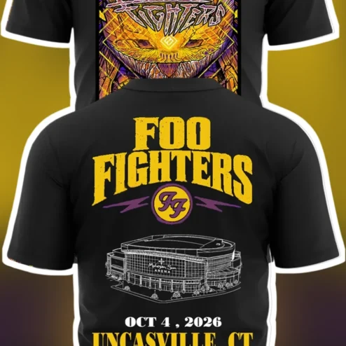 Foo Fighters Take Cover Tour Tee Unca Ville CT Mohegan Sun Arena Concert Merch