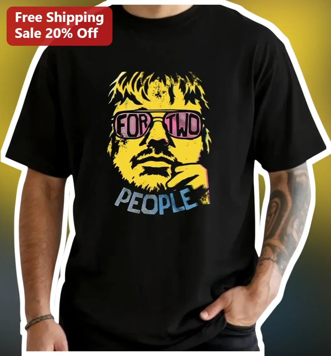 For Two People Elton John Graphic Tee, Funny Matching Best Friend Shirt for Couples