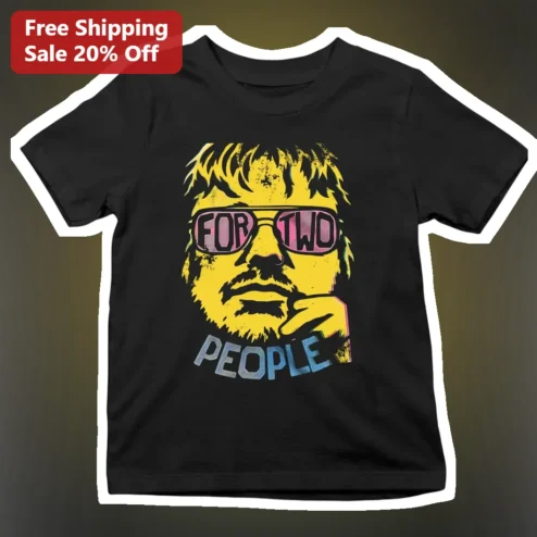 For Two People Tee Ed Sheeran Pop Art Graphic T-Shirt Funny Matching Best Friend Gift