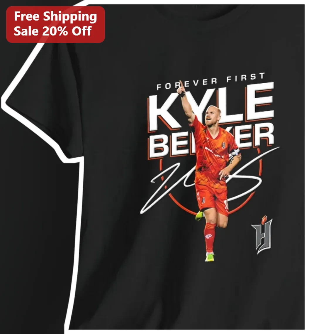 Forever First Kyle Barker Houston Dynamo Soccer Player Signature Graphic Tee