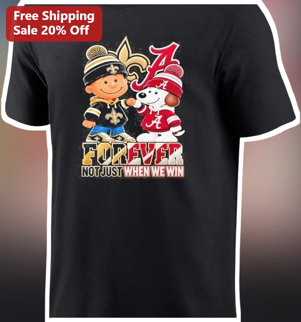 Forever Not Just When We Win Snoopy Peppermint Patty Tee