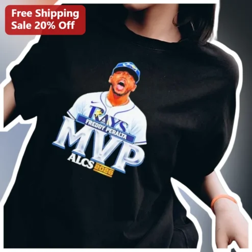 Freddy Peralta Rays MVP ALCS Tee Tampa Bay Baseball Championship Gear