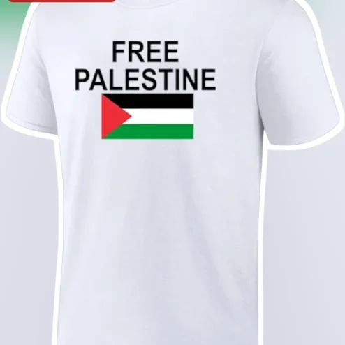 Free Palestine Tee Palestinian Flag Graphic Solidarity Shirt Unisex Cotton