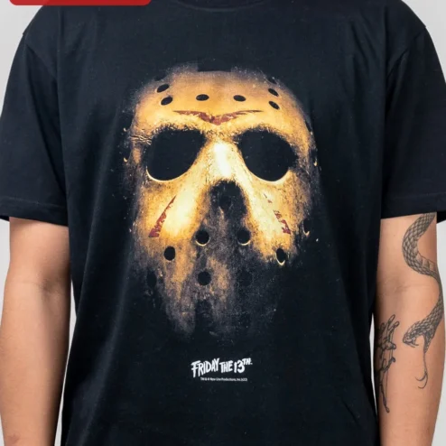Friday The 13th Tee Jason Voorhees Hockey Mask Vintage Horror Graphic Shirt