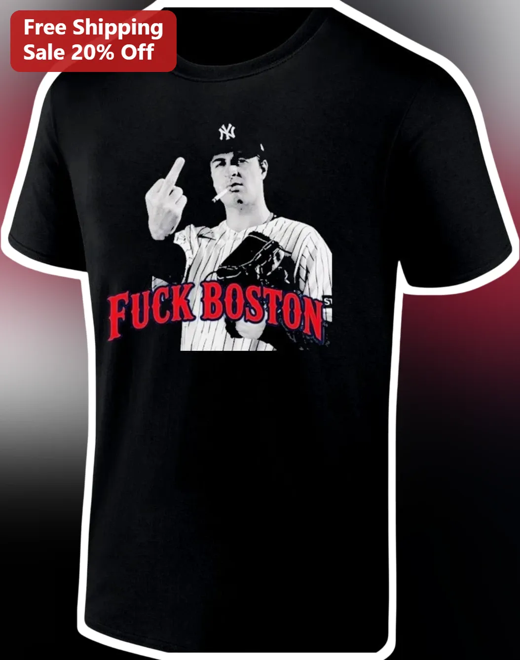 Fuck Boston Tee Yankees Rivalry Baseball Fan Shirt