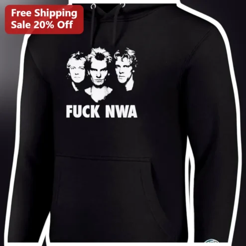 FUCK NWA The Police Hoodie Unisex Punk Rock Graphic Pullover