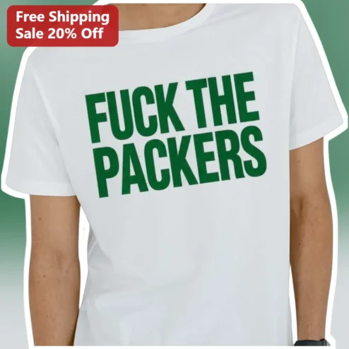 Fuck The Packers Tee NFL Football Rivalry Graphic Shirt for Chicago Bears Fans