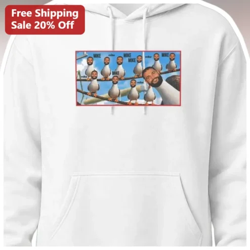 Funny Face Swap Pigeon Hoodie Custom Photo Head Swap Sweatshirt Gift