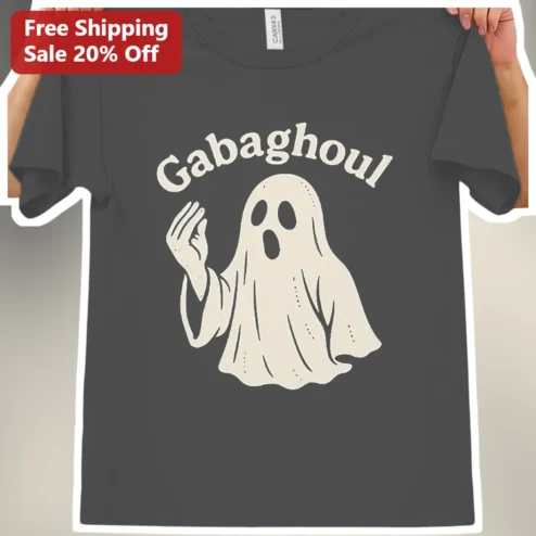 Gabaghoul Tee Funny Italian-American Ghost Shirt Halloween Gift