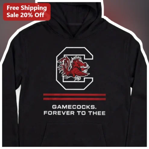 Gamecocks Forever To Thee Hoodie South Carolina USC Fan Apparel available at our Chicago, Illinois warehouse