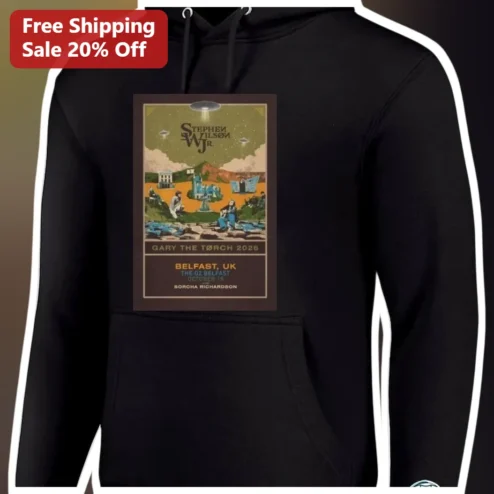 Gary The Torch 2026 Stephen Wilson Jr Hoodie Vintage Rock Concert Merch