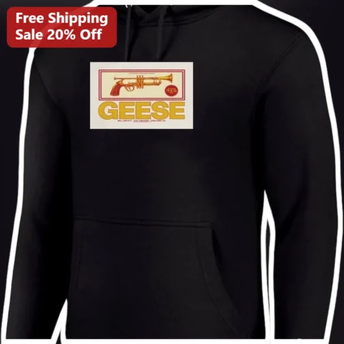 GEESE Band Vintage Concert Poster Hoodie Retro Surreal Music Merch Gift