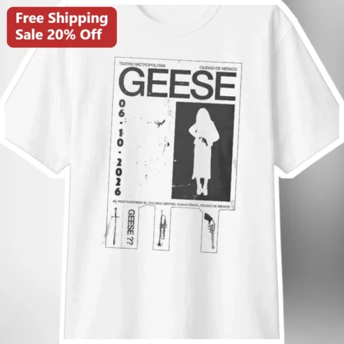 GEESE Tee Geese Band Shirt Indie Rock Merch Vintage Style Concert Graphic Tee for Men Women