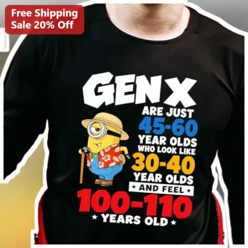 Gen X Funny Humor Tee Forgotten Generation Birthday Gift for Men Women