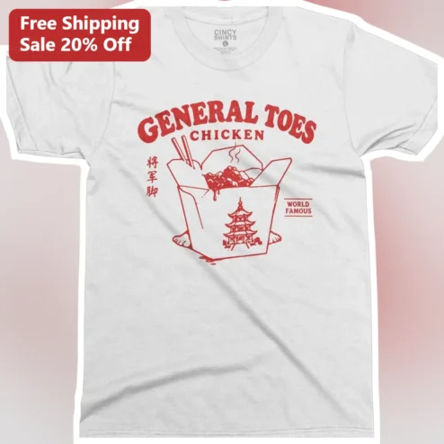 General Tso Chicken World Famous Funny Food Graphic Tee