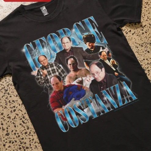 George Costanza Tee Seinfeld Fan Gift Vintage Sitcom Character Shirt