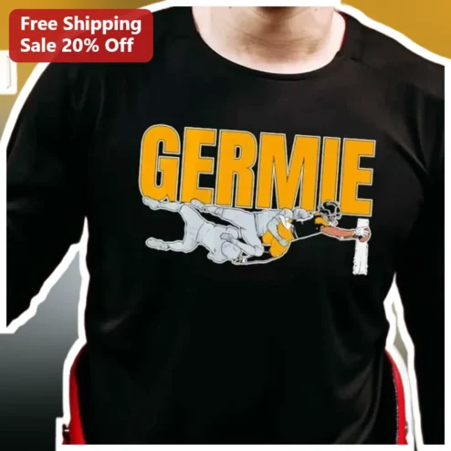 GERMIE Long Sleeve Shirt Germie Bernard Louisiana Tech Football Fan Gear Black College Sports Apparel