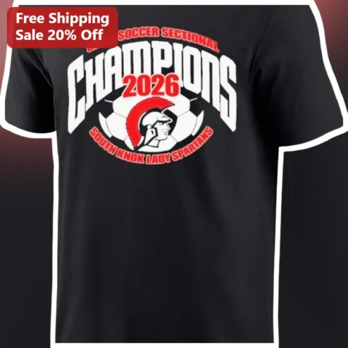 Girls Soccer Sectional Champions Tee Varsity Team Spirit Championship Gift