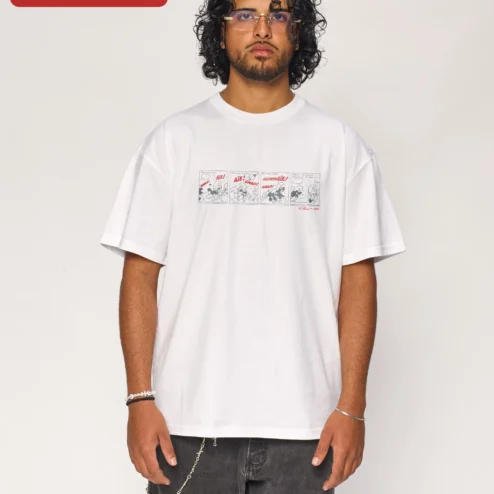 Gnap Aie Aschtraïe Comic Strip Tee French BD Meme Shirt