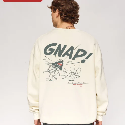 GNAP Cinq Quatre Trois Deux Gargamel Smurfs Sweatshirt Retro Cartoon Crewneck Gift for Fans