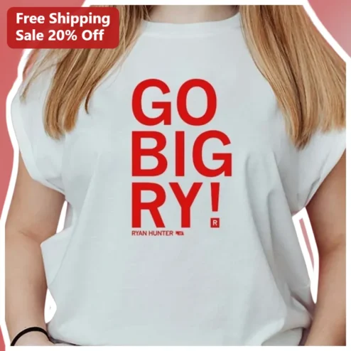 Go Big Ry! Ryan Hunter-Reay IndyCar Fan Graphic Tee
