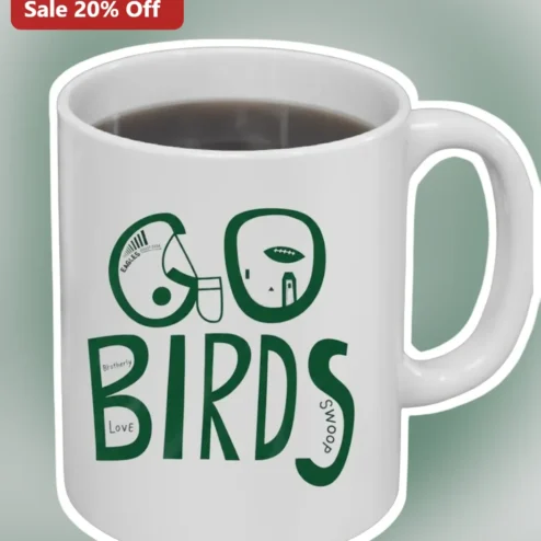 Go Birds Philadelphia Eagles Mug Football Fan Gift Coffee Cup