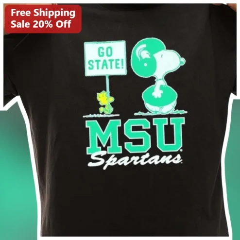 Go State MSU Spartans Tee Michigan State University Football Fan Shirt