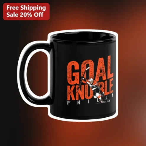 GOAL KNUBBLE PHILLY Mug Philadelphia Flyers Hockey Fan Coffee Cup Gift