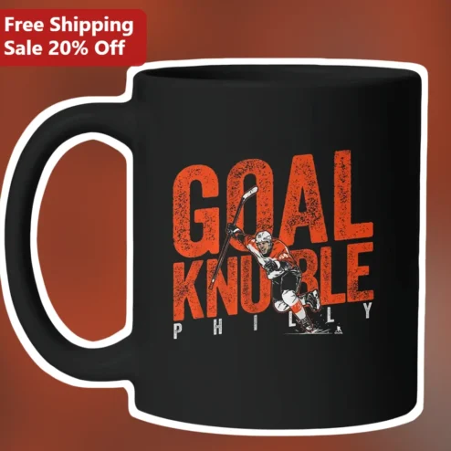 Goal Knubble Philly Mug Vintage Flyers Hockey Fan Coffee Cup Gift