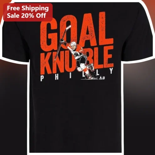 Goal Knubble Philly Tee Funny Hockey Fan Shirt for Philadelphia Flyers Supporters available at our Chicago, Illinois warehouse