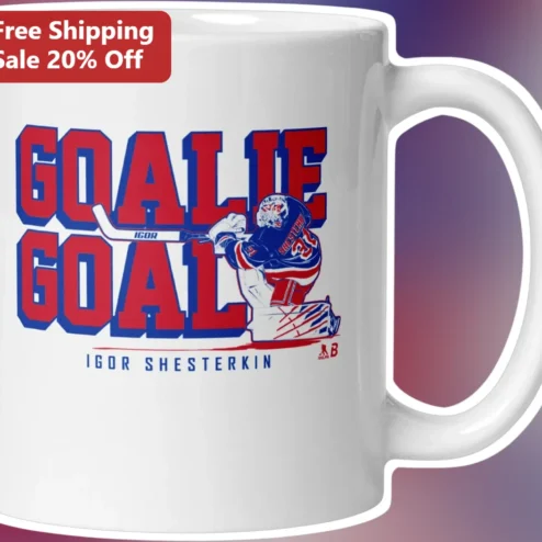 GOALIE GOAL Mug Funny Hockey Goalie Gift Personalized Name Coffee Cup for Players and Fans