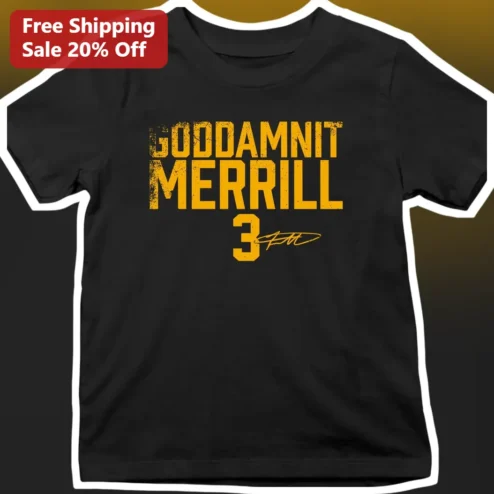 Goddamnit Merrill Jackson Signature Tee San Diego Padres Viral Moment Shirt