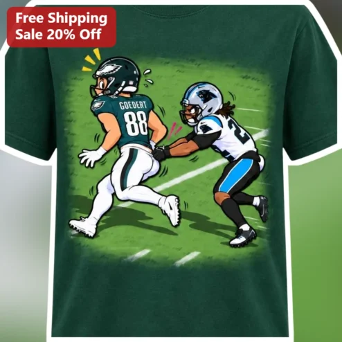 Goedert 88 Dallas Goedert Philadelphia Eagles Football Fan Tee
