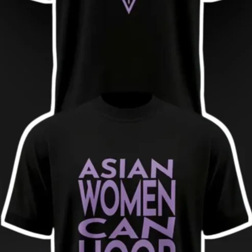 Golden State Valkyries Asian Women Can Hoop Graphic Tee WNBA Fan Apparel